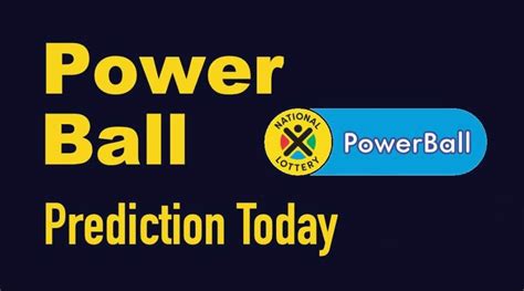 sa powerball hot numbers prediction for today|PowerBall Predictions.
